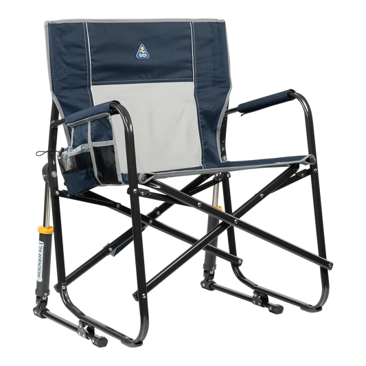 Heavy-Duty Freestyle Freestyle Rocker XL - Choice 552 - Heavy-Duty Kickback Rocker with Beverage Holder - Indigo