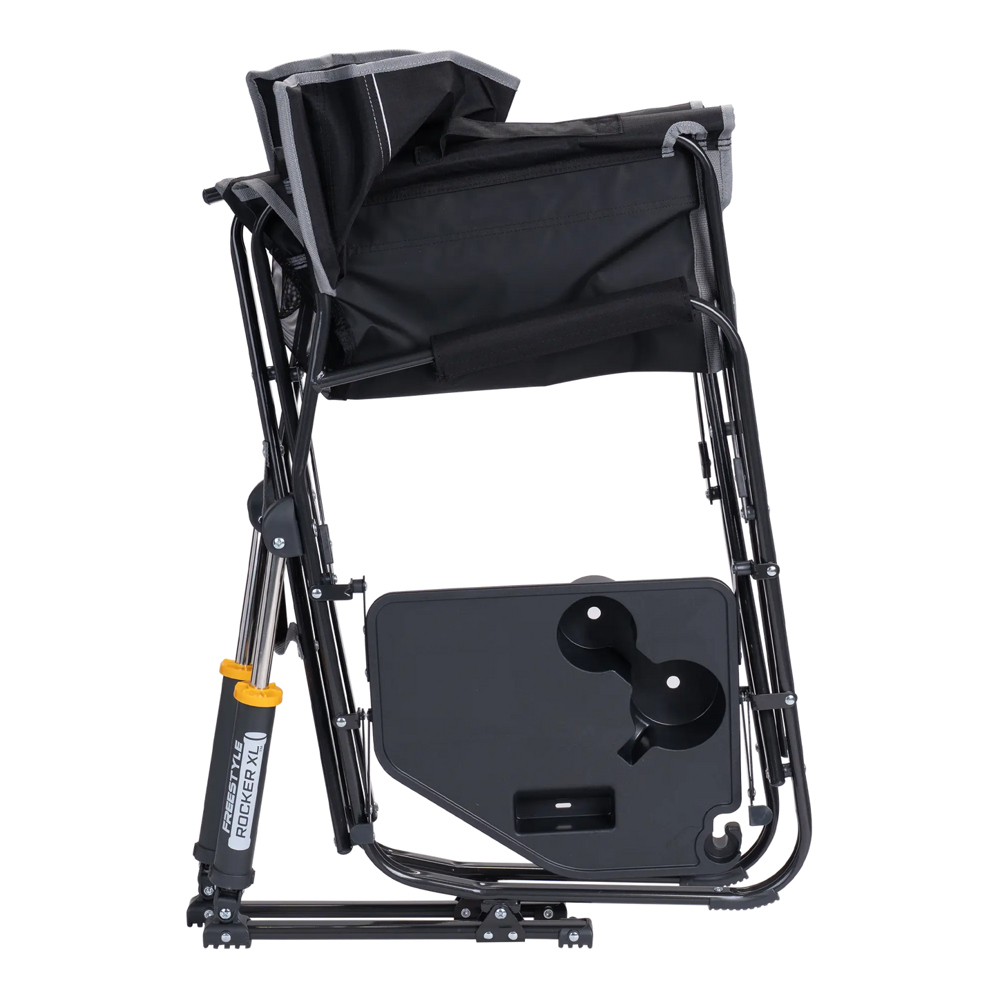 Heavy-Duty Freestyle Freestyle Rocker XL with Side Table - Choice 836 - Heavy-Duty Kickback Rocker with Beverage Holder Detail