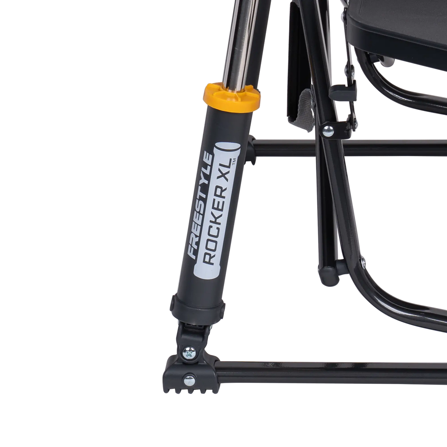Heavy-Duty Freestyle Freestyle Rocker XL with Side Table - Choice 836 - Heavy-Duty Kickback Rocker with Beverage Holder Detail