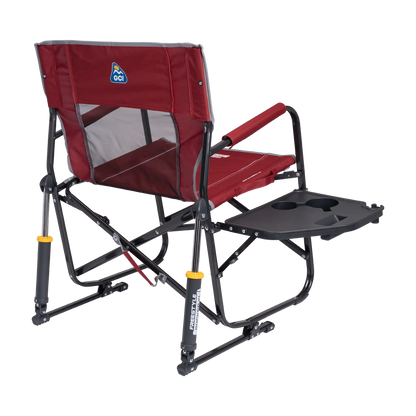 Heavy-Duty Freestyle Freestyle Rocker XL with Side Table - Choice 836 - Heavy-Duty Kickback Rocker with Beverage Holder Detail