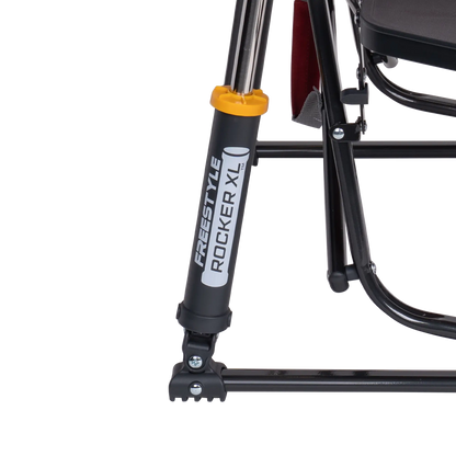 Heavy-Duty Freestyle Freestyle Rocker XL with Side Table - Choice 836 - Heavy-Duty Kickback Rocker with Beverage Holder Detail