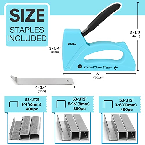 SHALL Light Duty Staple Gun for Wood - for Daily Use