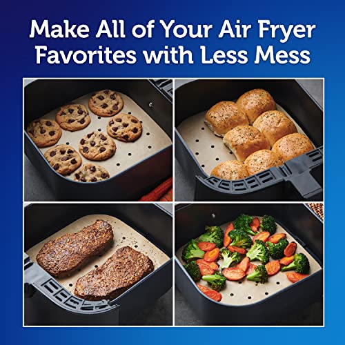 Classic Reynolds Kitchens Air Fryer Liners Disposable, Unbleached Parchment Paper