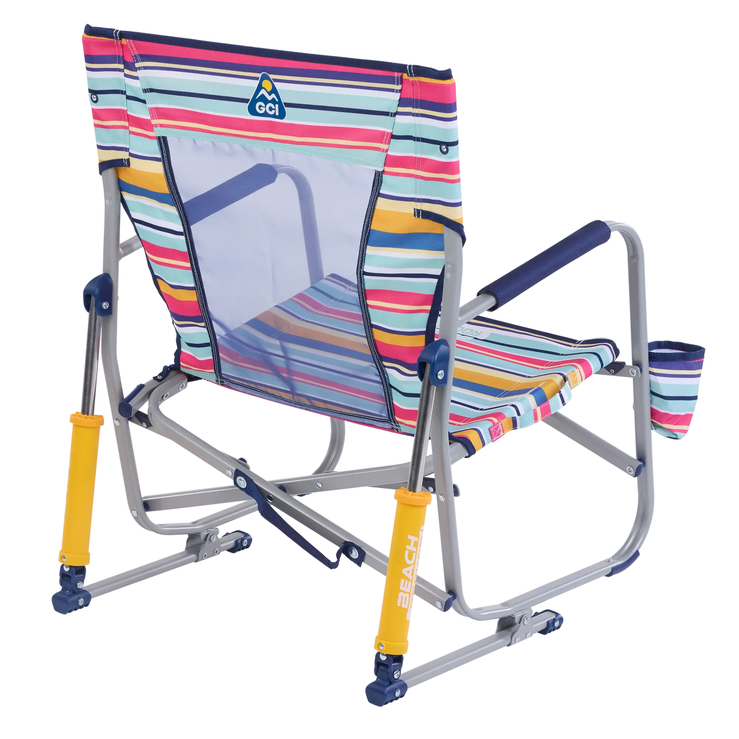 Smooth Motion Beach Rocker - Choice 712 - Freestyle Rocker Portable Outdoor Folding Chair Detail