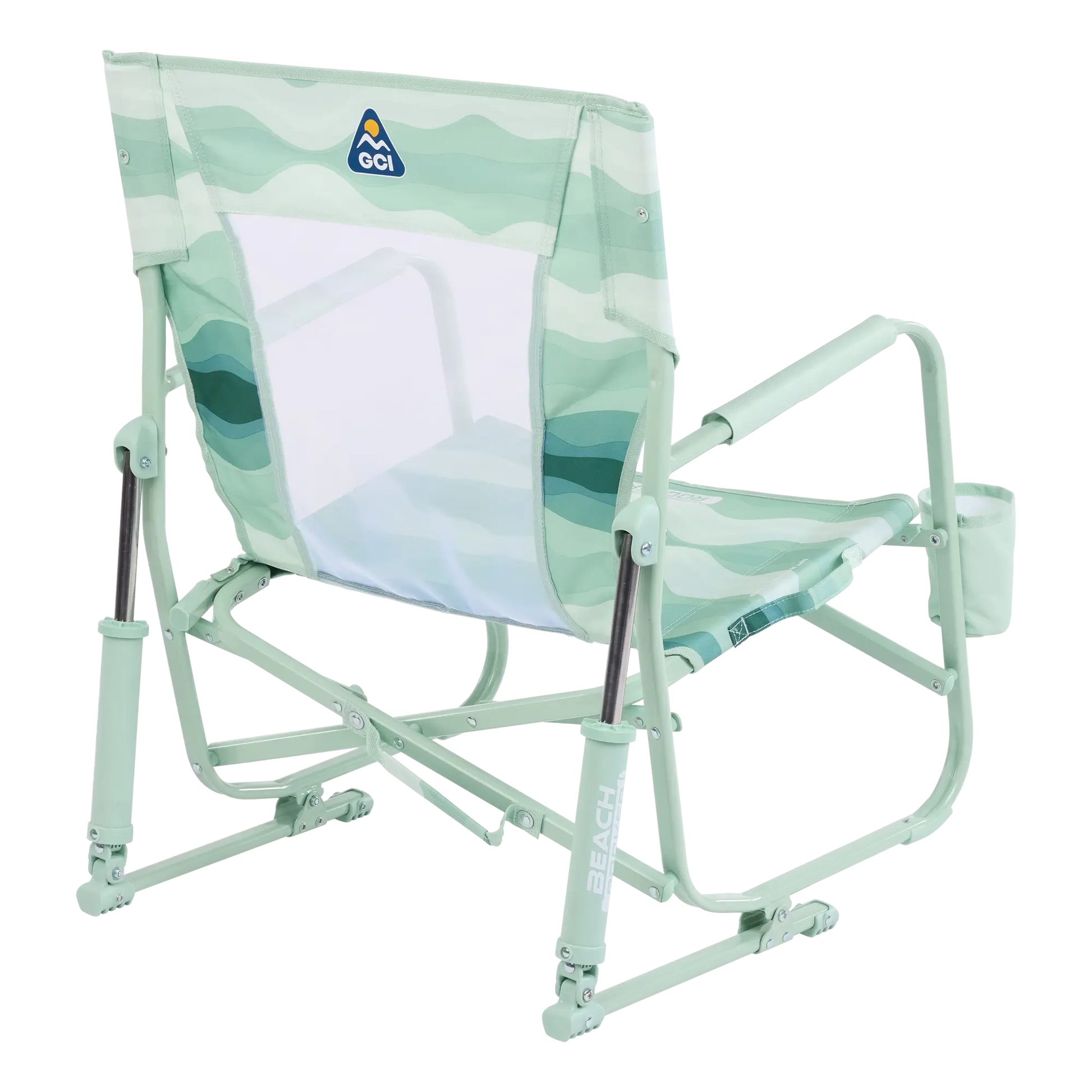 Smooth Motion Beach Rocker - Choice 712 - Freestyle Rocker Portable Outdoor Folding Chair Detail