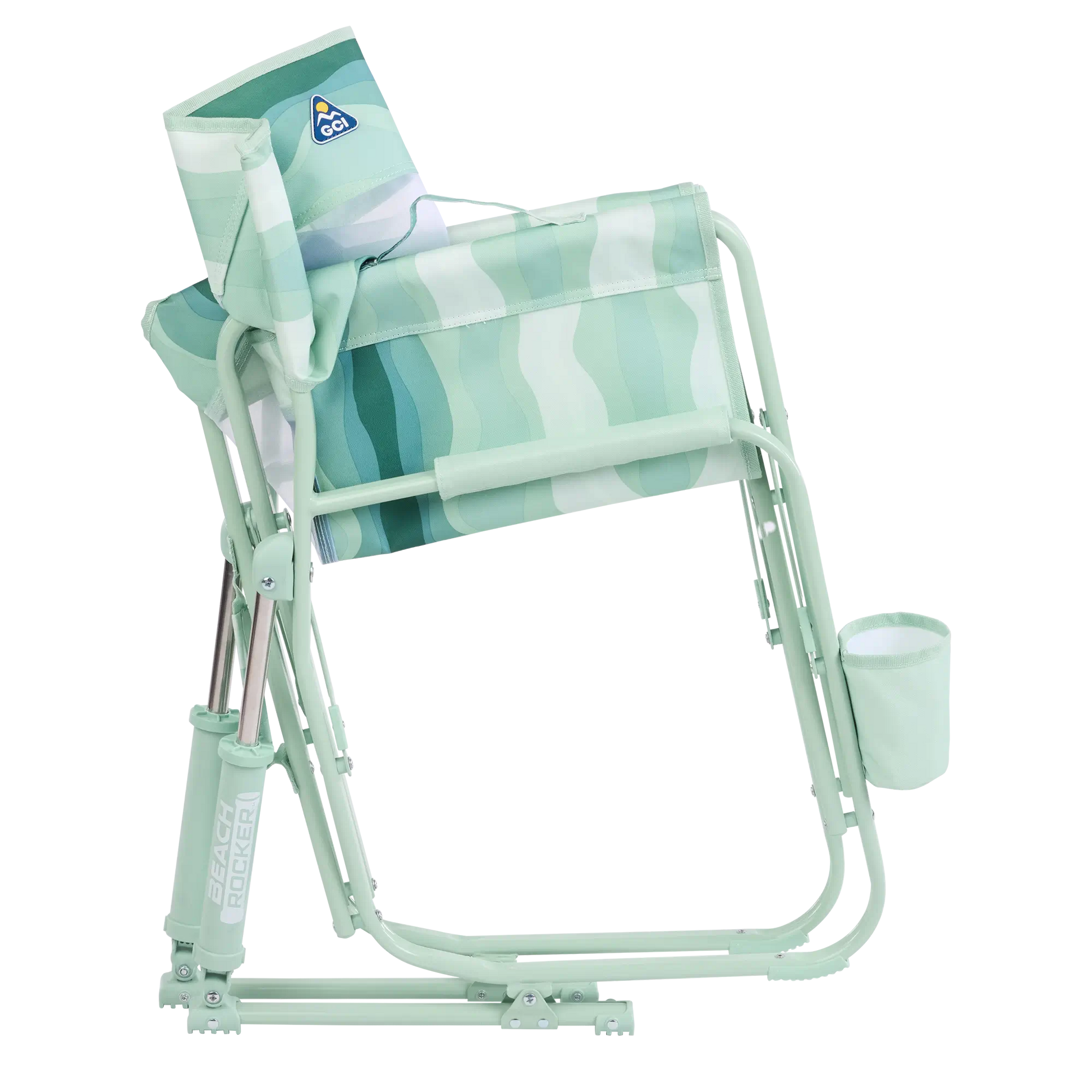 Smooth Motion Beach Rocker - Choice 712 - Freestyle Rocker Portable Outdoor Folding Chair Detail