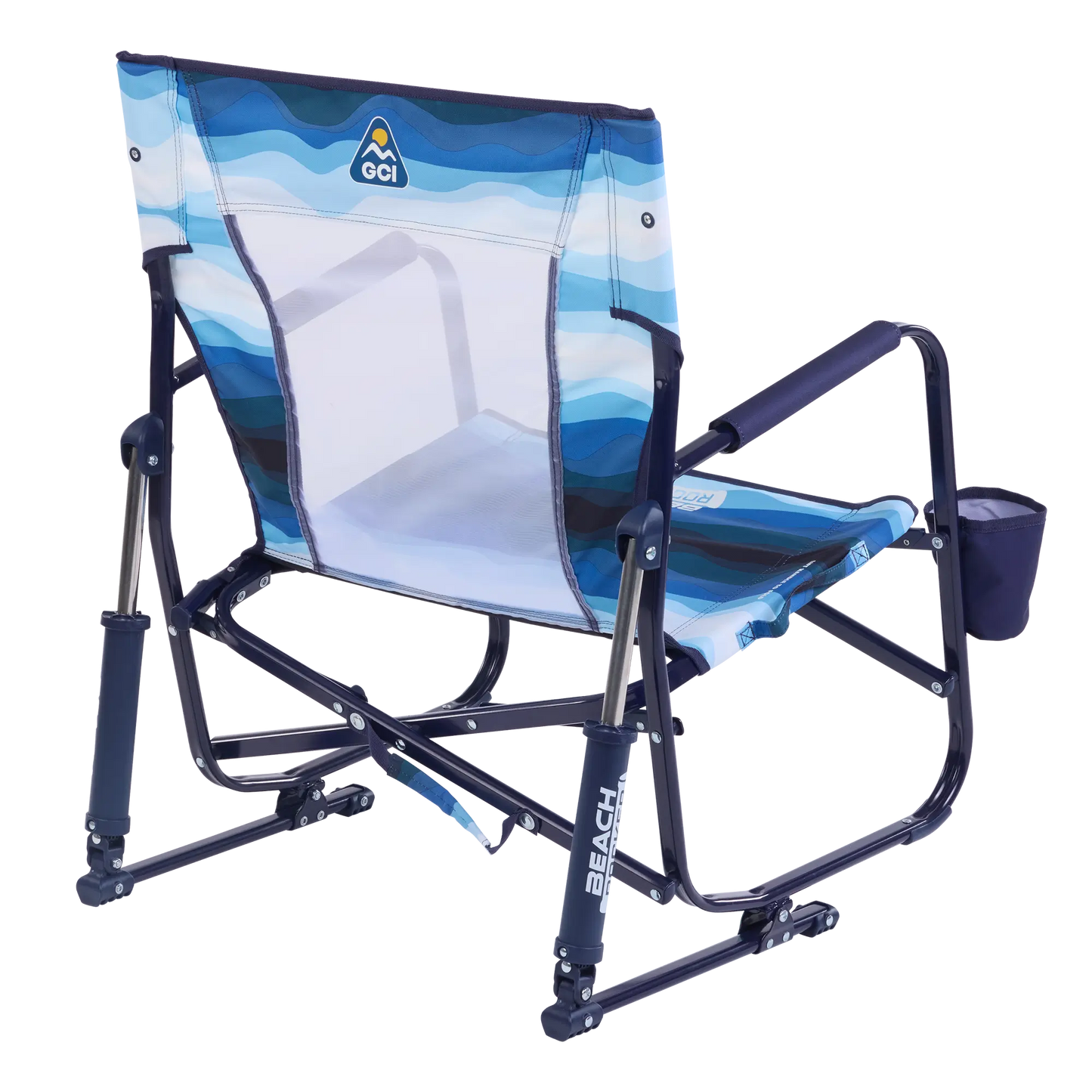 Smooth Motion Beach Rocker - Choice 712 - Freestyle Rocker Portable Outdoor Folding Chair Detail