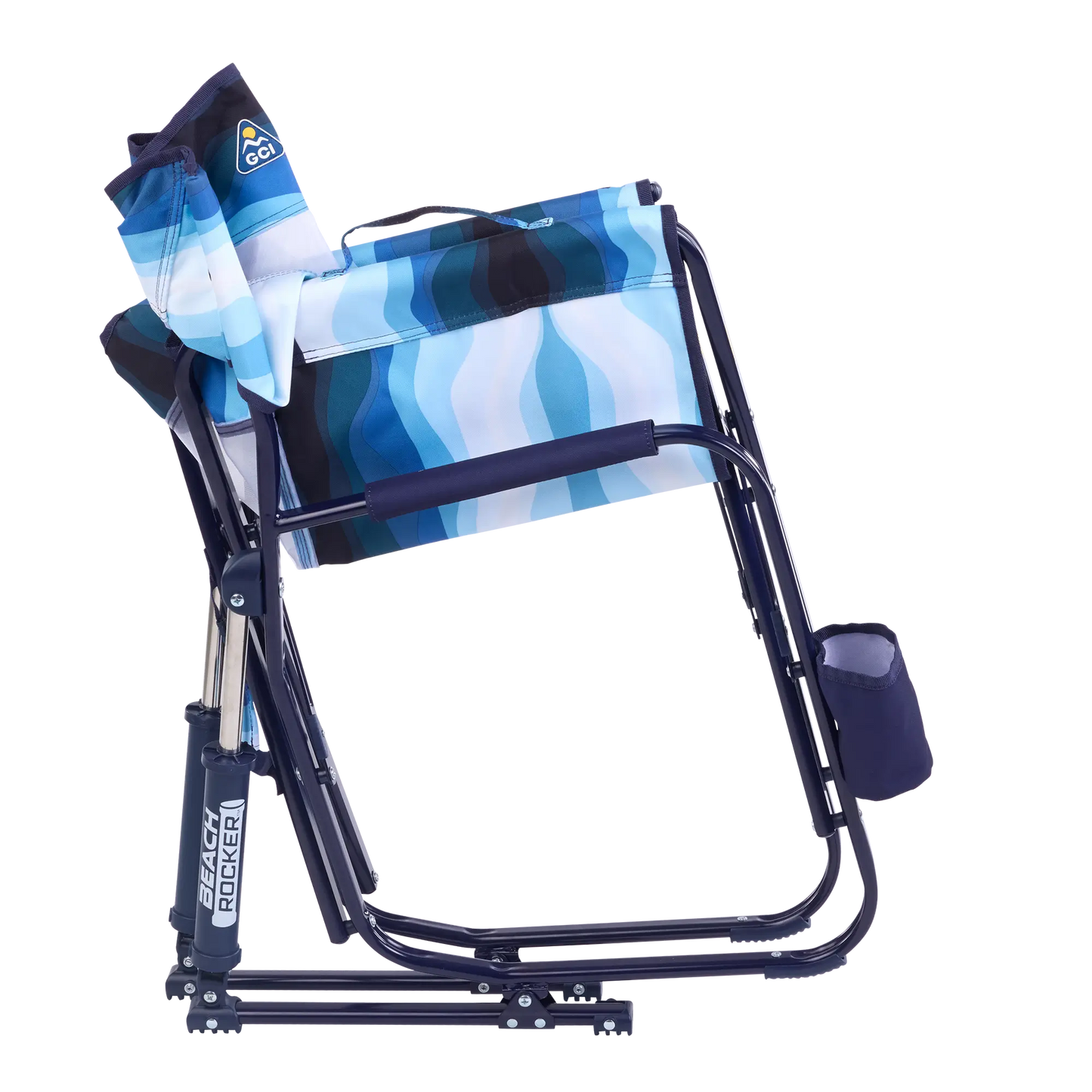 Smooth Motion Beach Rocker - Choice 712 - Freestyle Rocker Portable Outdoor Folding Chair Detail