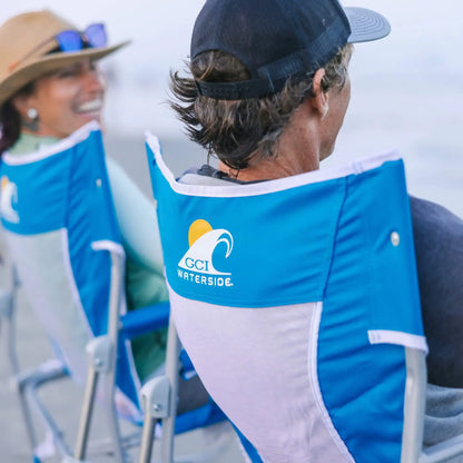 Premium All-Weather Beach Rocker Bundle - Choice 773 - Freestyle Rocker Portable Outdoor Folding Chair Detail