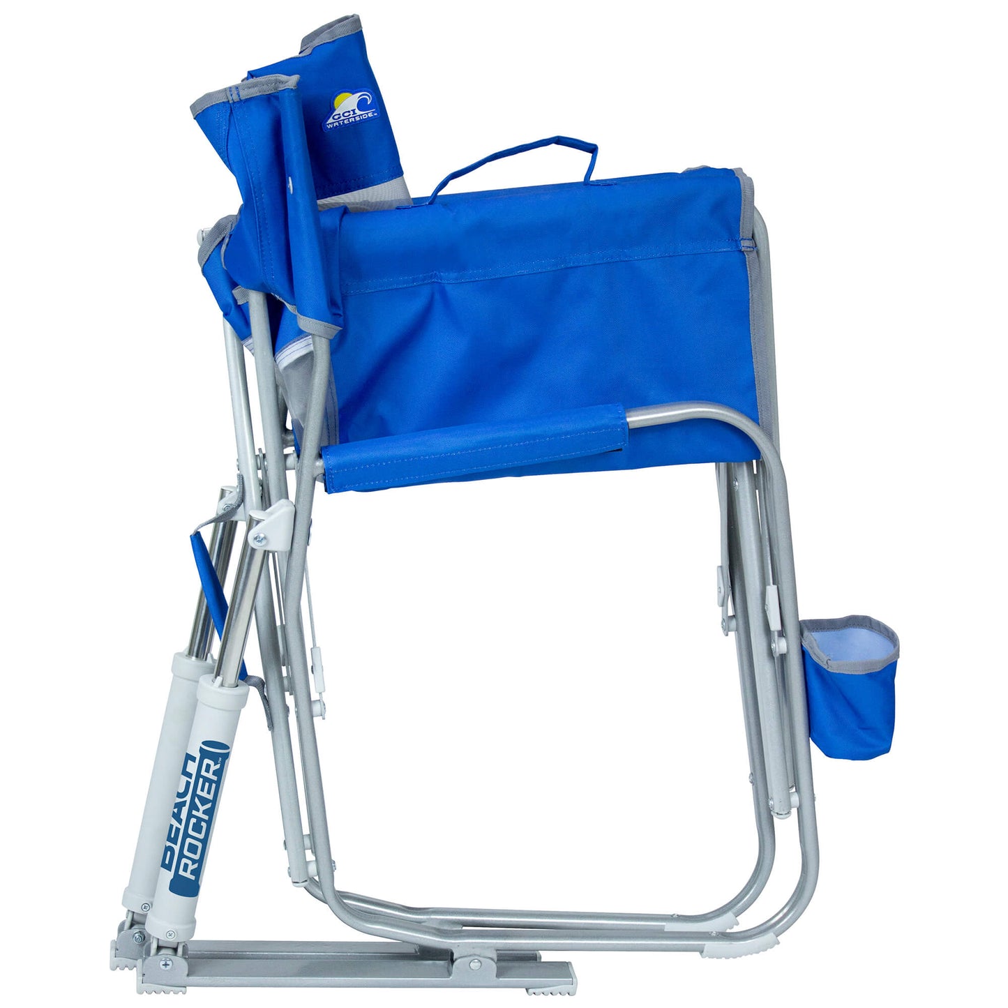 Premium All-Weather Beach Rocker Bundle - Choice 773 - Freestyle Rocker Portable Outdoor Folding Chair Detail