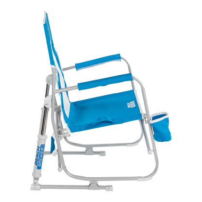 Smooth Motion Beach Rocker - Choice 712 - Freestyle Rocker Portable Outdoor Folding Chair Detail