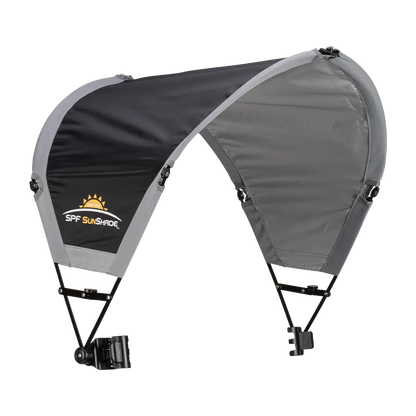 UV-Protection SunShade Accessory - Choice 361 - Portable Beach Canopy with Adjustable Shade Angle - Black