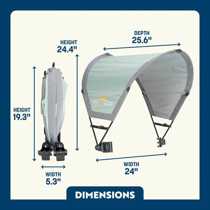 UV-Protection SunShade Accessory - Choice 361 - Portable Beach Canopy with Adjustable Shade Angle Detail