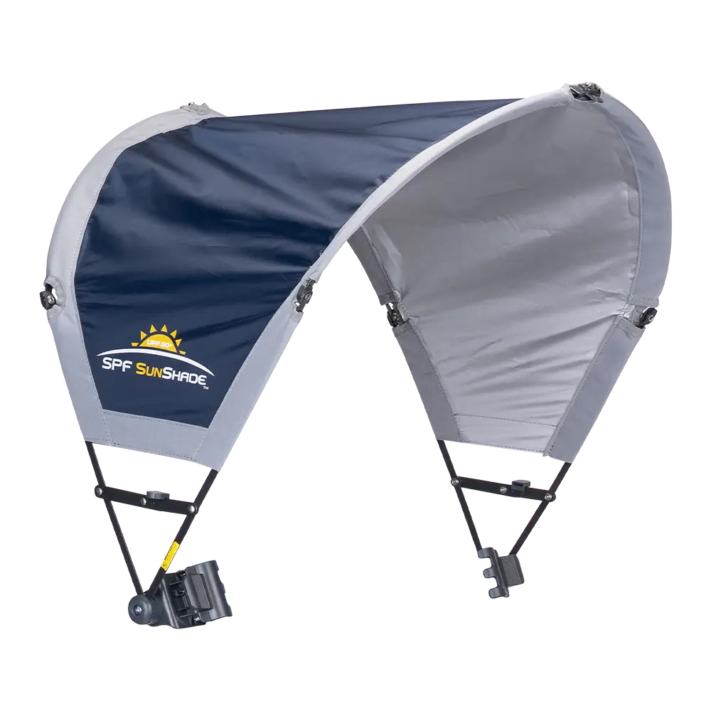 UV-Protection SunShade Accessory - Choice 361 - Portable Beach Canopy with Adjustable Shade Angle - Indigo