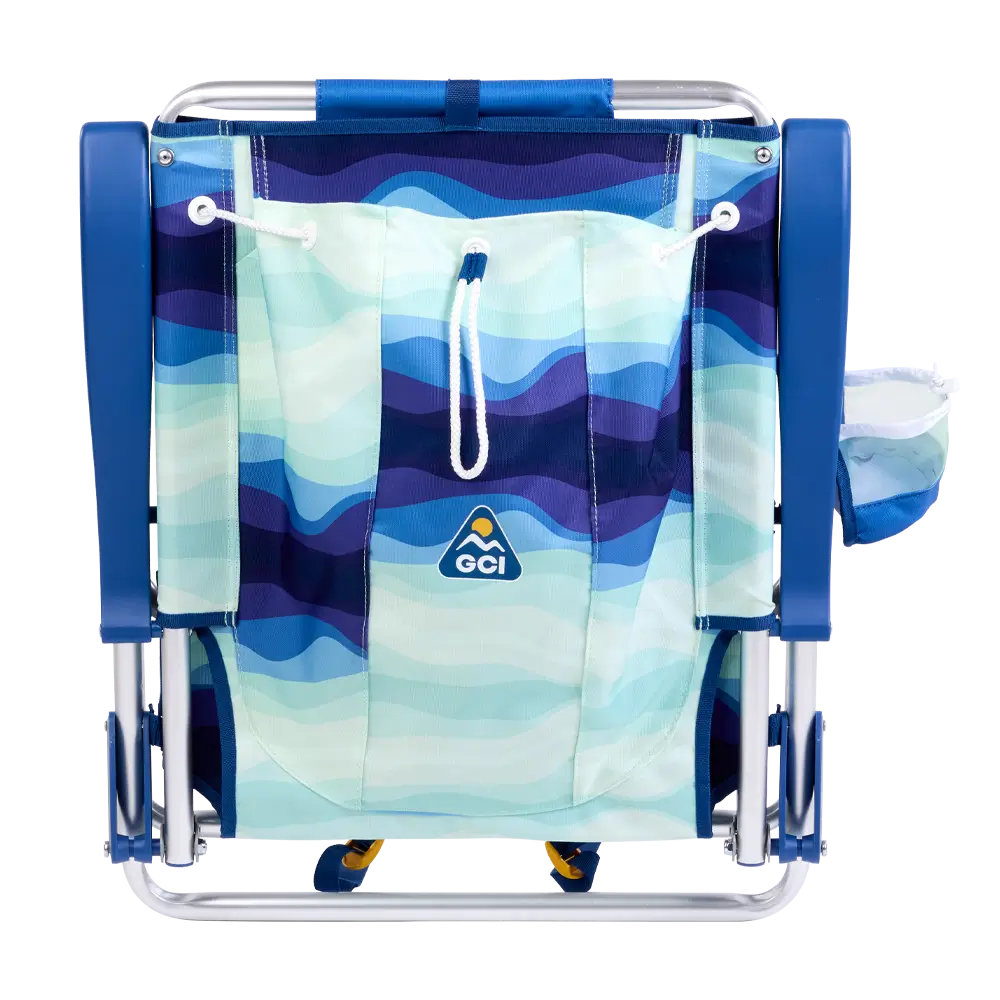 Low-Profile Backpack Beach Chair - Choice 709 - Rust-Resistant Aluminum Sand-Friendly Lounge Chair Detail