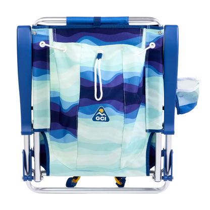Low-Profile Backpack Beach Chair - Choice 709 - Rust-Resistant Aluminum Sand-Friendly Lounge Chair Detail