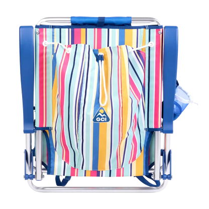 Low-Profile Backpack Beach Chair - Choice 709 - Rust-Resistant Aluminum Sand-Friendly Lounge Chair Detail