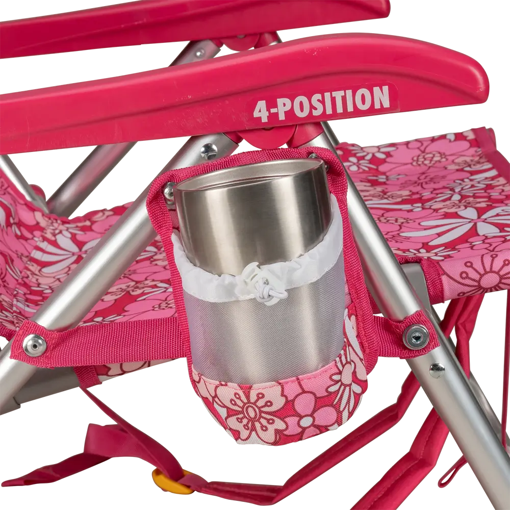 Low-Profile Backpack Beach Chair - Choice 709 - Rust-Resistant Aluminum Sand-Friendly Lounge Chair Detail