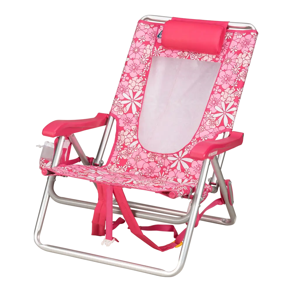 Low-Profile Backpack Beach Chair - Choice 709 - Rust-Resistant Aluminum Sand-Friendly Lounge Chair Detail