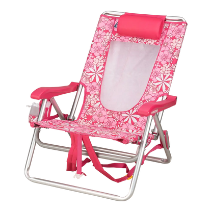 Low-Profile Backpack Beach Chair - Choice 709 - Rust-Resistant Aluminum Sand-Friendly Lounge Chair Detail