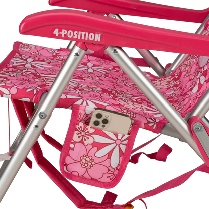 Low-Profile Backpack Beach Chair - Choice 709 - Rust-Resistant Aluminum Sand-Friendly Lounge Chair Detail