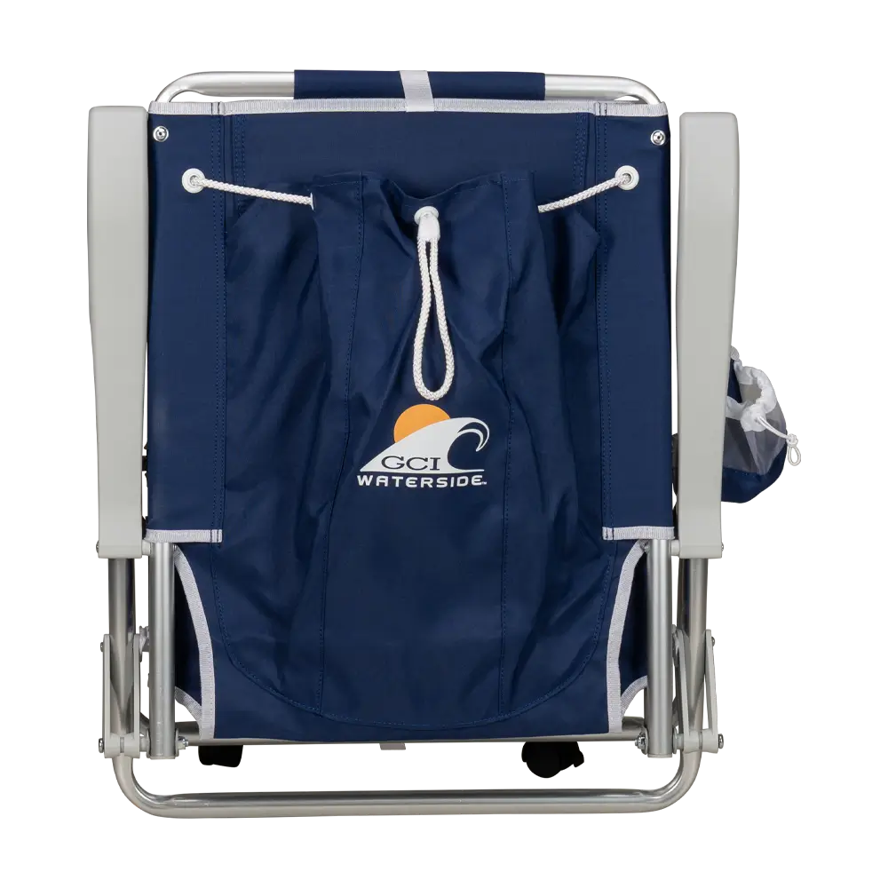 Low-Profile Backpack Beach Chair - Choice 709 - Rust-Resistant Aluminum Sand-Friendly Lounge Chair Detail