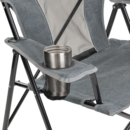 Space-Saving Pico Comfort Quad Chair - Choice 989 - Premium Slim-Fold Compact Chair with Messenger Bag Detail