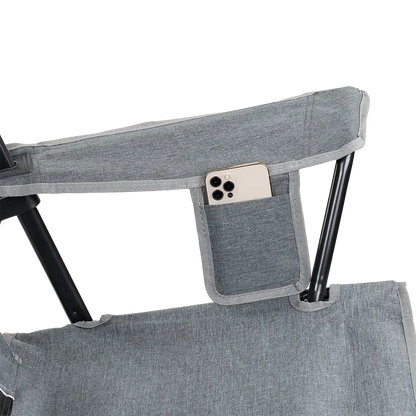 Space-Saving Pico Comfort Quad Chair - Choice 989 - Premium Slim-Fold Compact Chair with Messenger Bag Detail