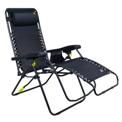 Reclining Beach Freeform Zero Gravity Lounger Bundle - Choice 507 - Multi-Position Outdoor Beach Chair with Pillow Detail