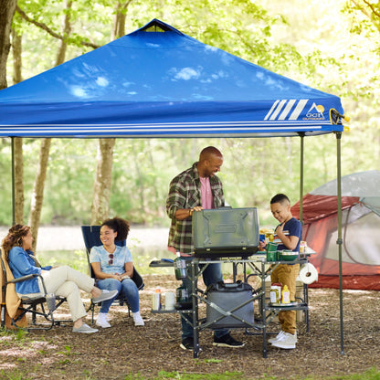 Compact Grilling Slim-Fold Cook Station - Choice 575 - Portable Compact BBQ Grilling Tool Set Detail