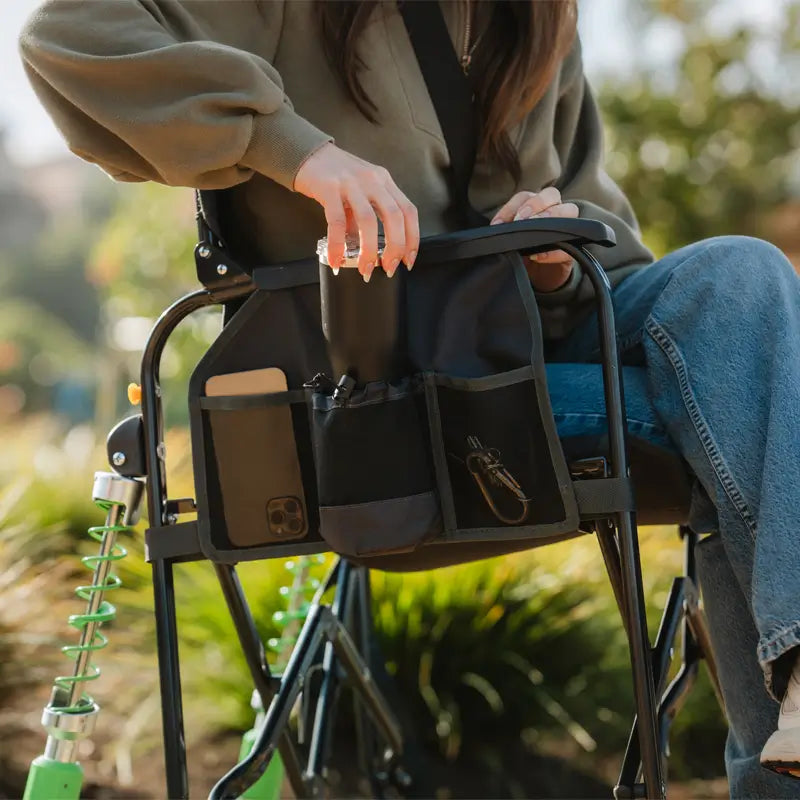 Patented Spring-Action Adjustable Rocker - Choice 573 - Freestyle Rocker Portable Outdoor Folding Chair Detail