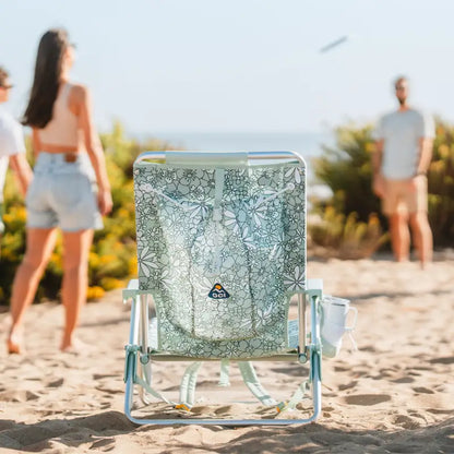 Low-Profile Backpack Beach Chair - Choice 709 - Rust-Resistant Aluminum Sand-Friendly Lounge Chair Detail