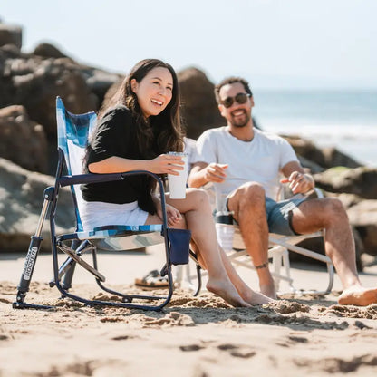 Smooth Motion Beach Rocker - Choice 712 - Freestyle Rocker Portable Outdoor Folding Chair Detail