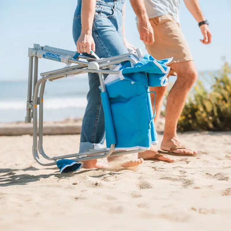 Smooth Motion Beach Rocker - Choice 712 - Freestyle Rocker Portable Outdoor Folding Chair Detail