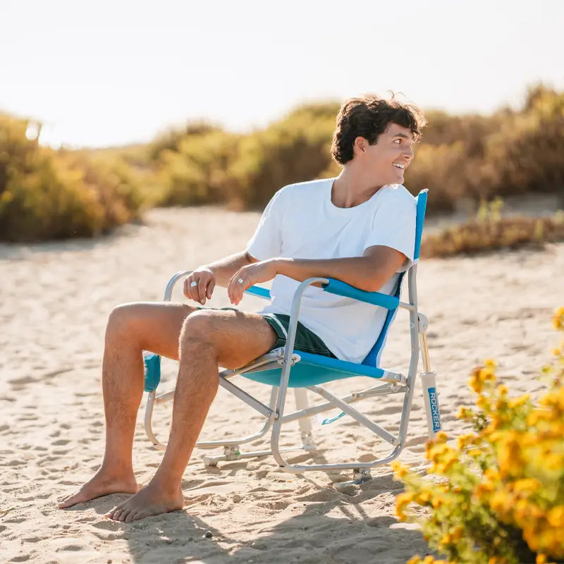 Smooth Motion Beach Rocker - Choice 712 - Freestyle Rocker Portable Outdoor Folding Chair Detail