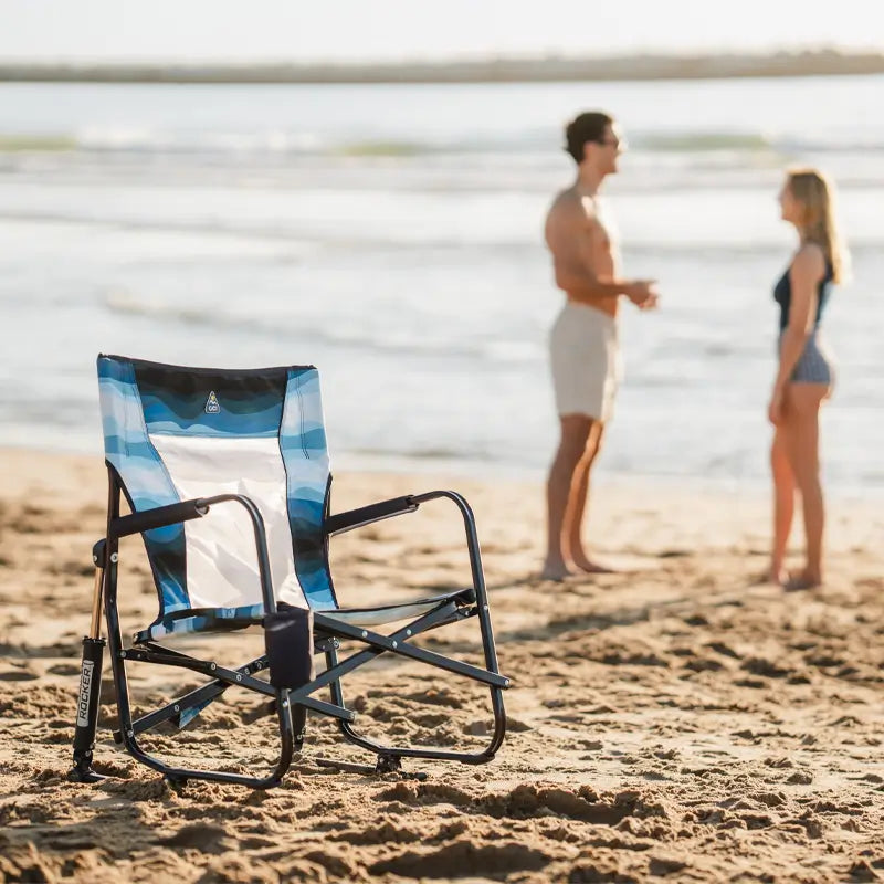 Smooth Motion Beach Rocker - Choice 712 - Freestyle Rocker Portable Outdoor Folding Chair Detail