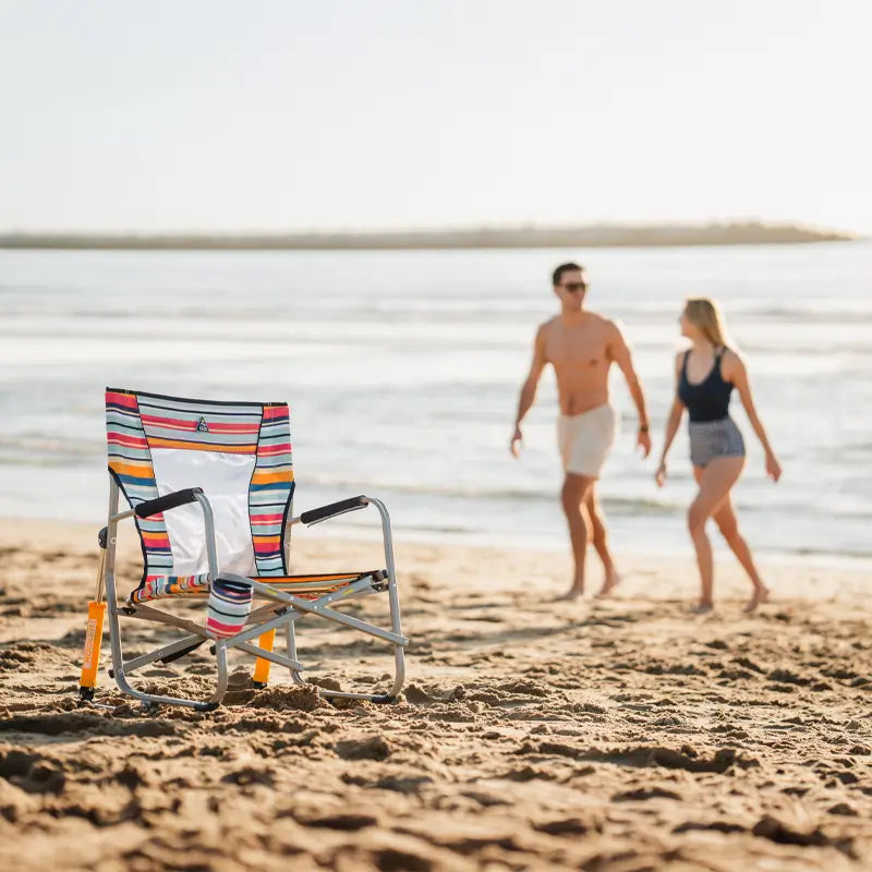 Smooth Motion Beach Rocker - Choice 712 - Freestyle Rocker Portable Outdoor Folding Chair Detail