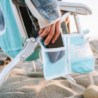 Rust-Resistant Aluminum Bi-Fold Beach Chair - Choice 601 - Rust-Resistant Aluminum Sand-Friendly Lounge Chair Detail