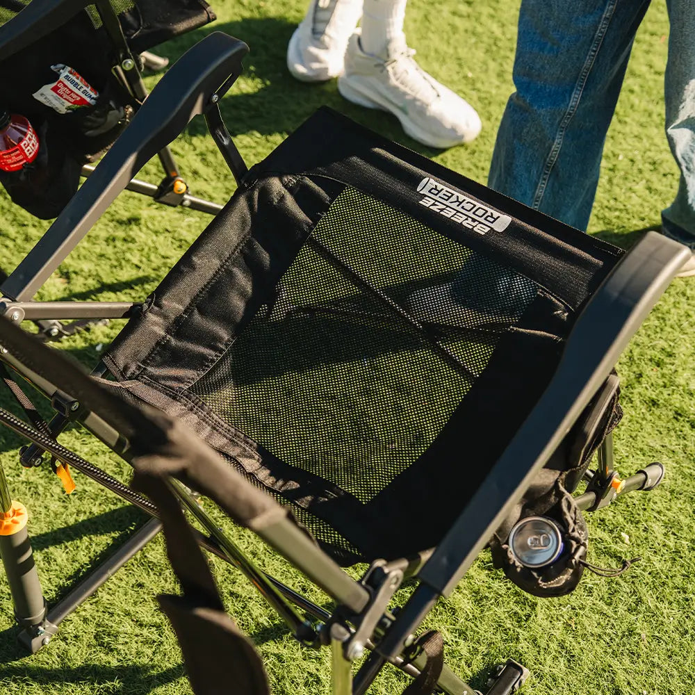 Premium All-Weather BreezeRocker - Choice 504 - RoadTrip Rocker Smooth Motion Camp Chair Detail