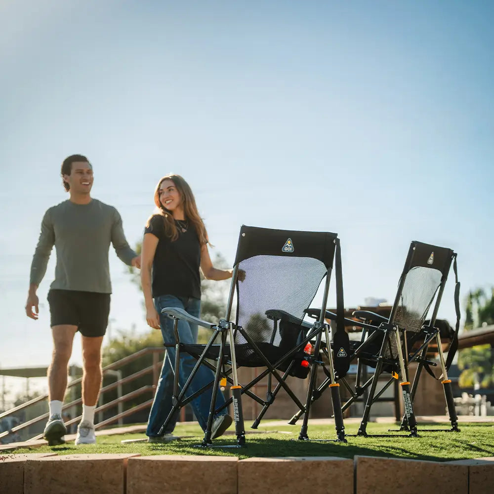 Premium All-Weather BreezeRocker - Choice 504 - RoadTrip Rocker Smooth Motion Camp Chair Detail