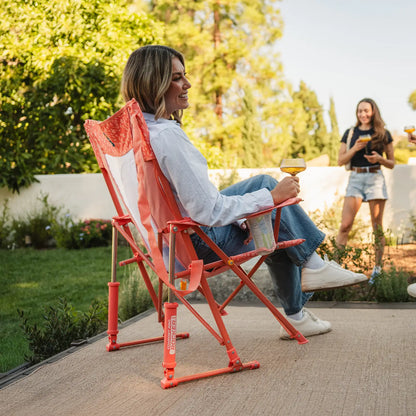 Heavy-Duty Freestyle Comfort Pro Rocker - Choice 375 - Freestyle Rocker Portable Outdoor Folding Chair Detail
