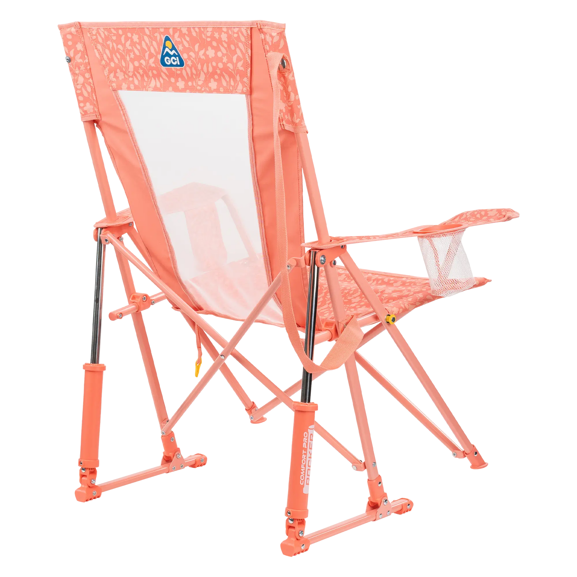 Heavy-Duty Freestyle Comfort Pro Rocker - Choice 375 - Freestyle Rocker Portable Outdoor Folding Chair Detail