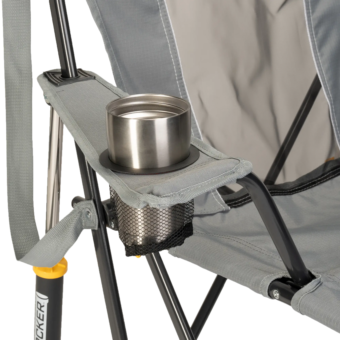 Heavy-Duty Freestyle Comfort Pro Rocker - Choice 375 - Freestyle Rocker Portable Outdoor Folding Chair Detail