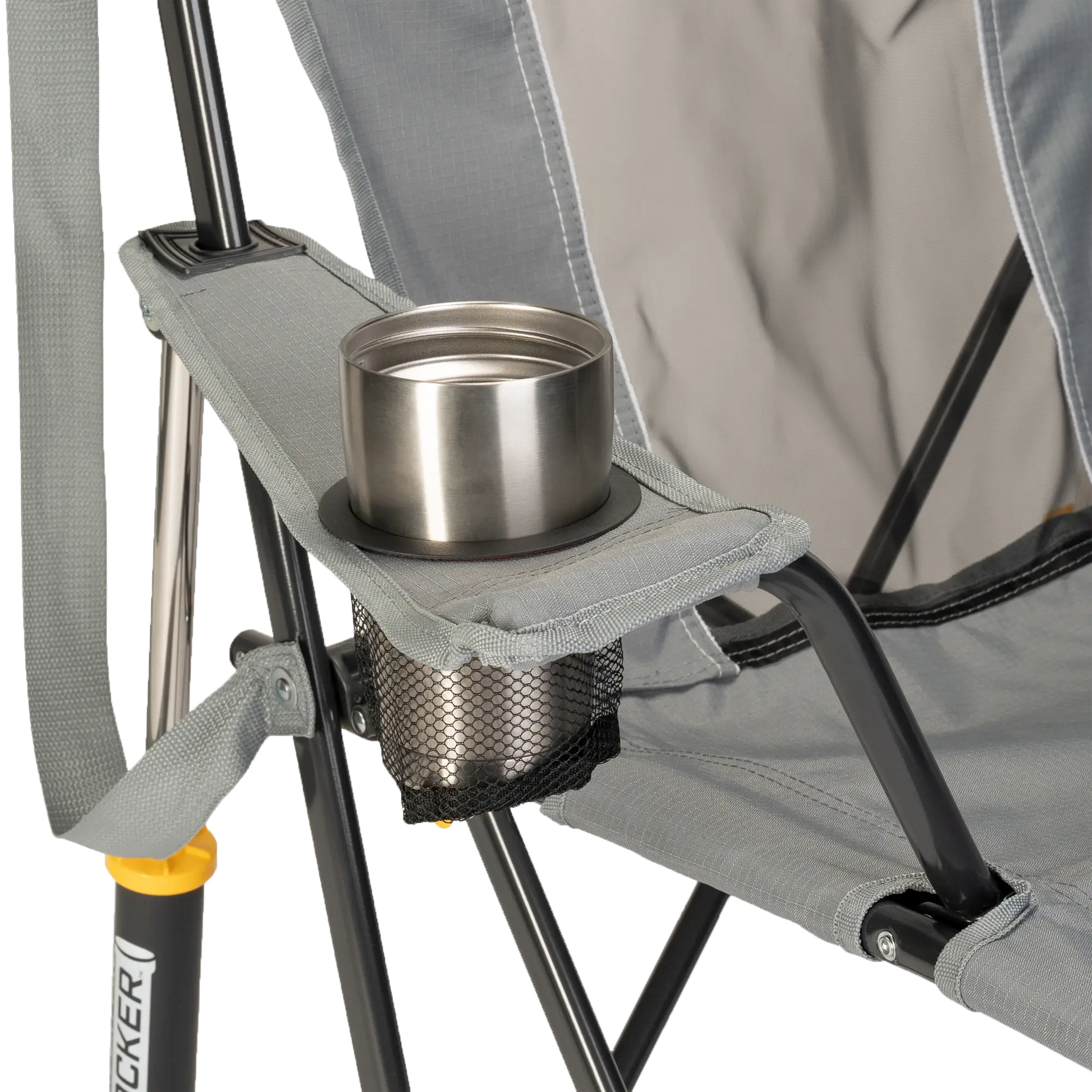 Heavy-Duty Freestyle Comfort Pro Rocker - Choice 375 - Freestyle Rocker Portable Outdoor Folding Chair Detail