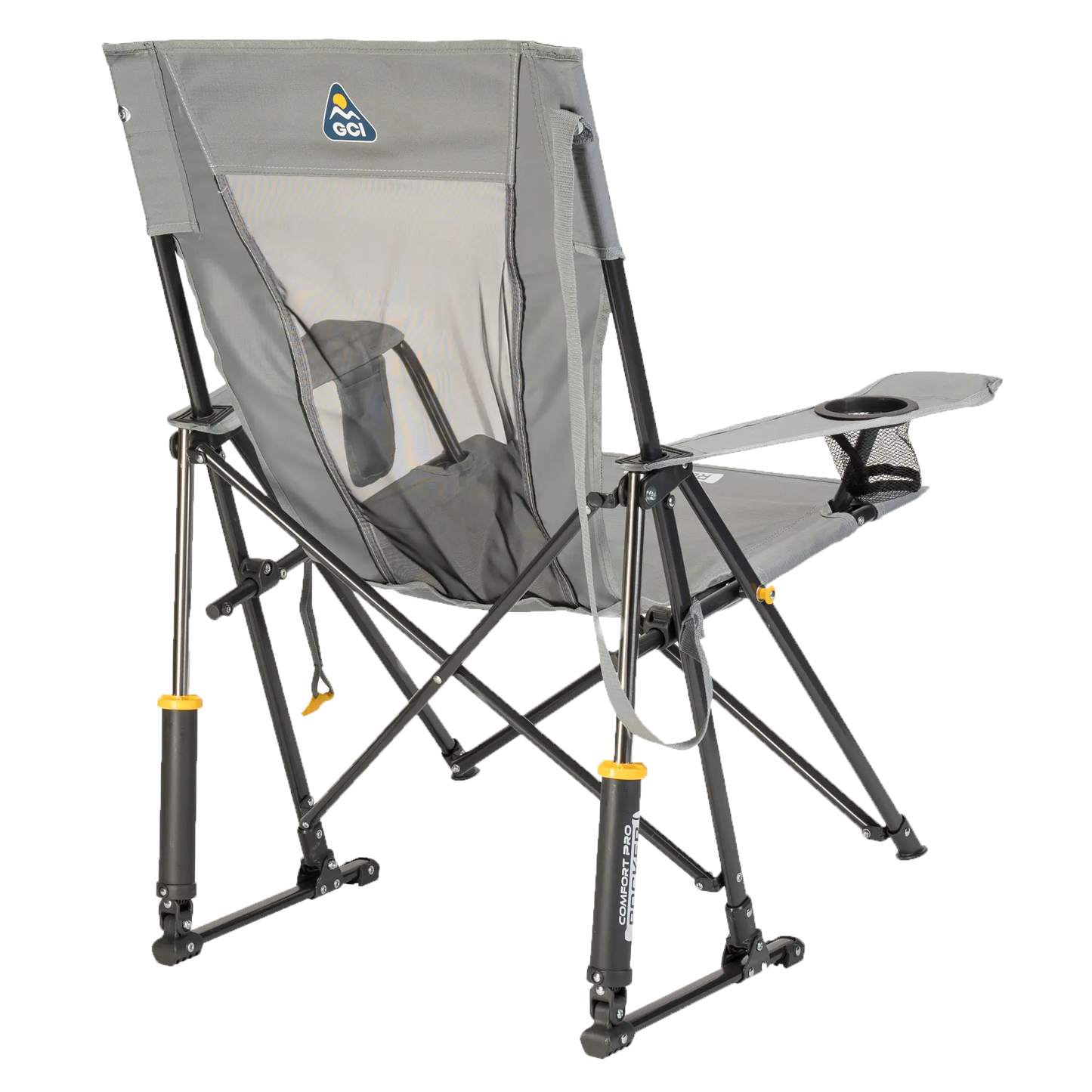 Heavy-Duty Freestyle Comfort Pro Rocker - Choice 375 - Freestyle Rocker Portable Outdoor Folding Chair Detail