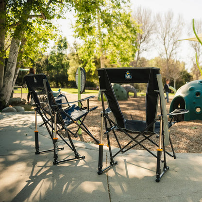 Heavy-Duty Freestyle Comfort Pro Rocker - Choice 375 - Freestyle Rocker Portable Outdoor Folding Chair Detail