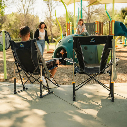 Heavy-Duty Freestyle Comfort Pro Rocker - Choice 375 - Freestyle Rocker Portable Outdoor Folding Chair Detail