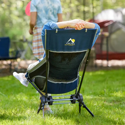 Luxury Camp ComPack Rocker - Choice 980 - Patented Spring-Action Rocking Chair for Camping Detail