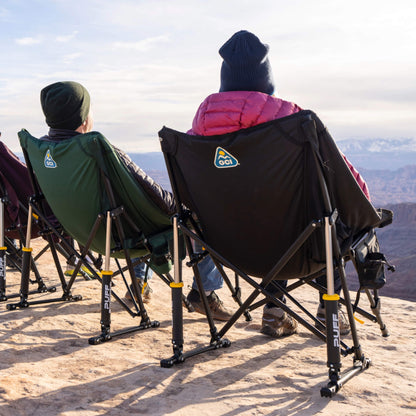 Patented Spring-Action Puff Rocker - Choice 731 - RoadTrip Rocker Smooth Motion Camp Chair Detail