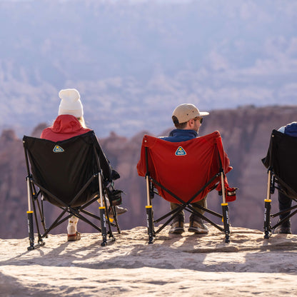 Patented Spring-Action Puff Rocker - Choice 731 - RoadTrip Rocker Smooth Motion Camp Chair Detail